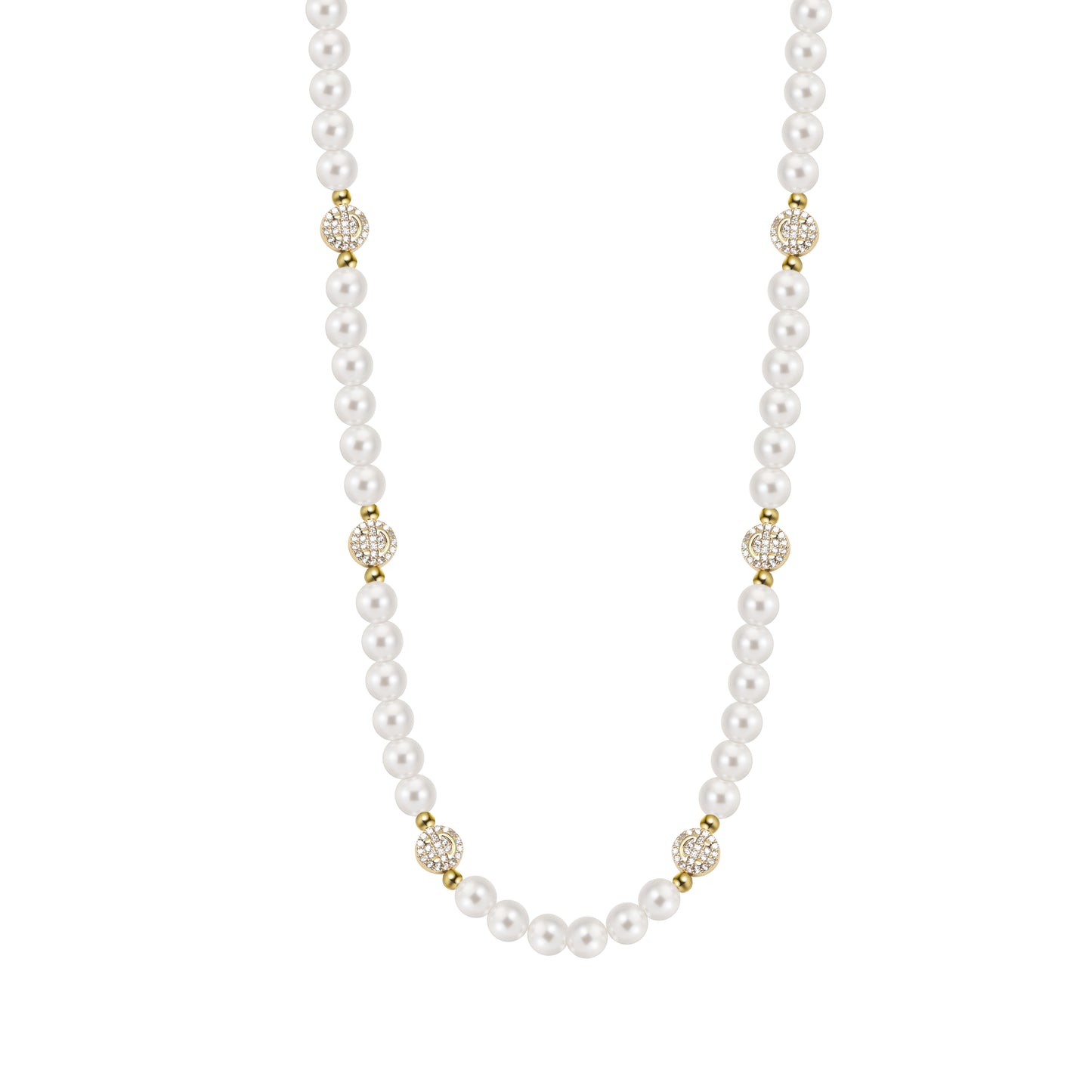 Smiley Luxe Pearl Necklace