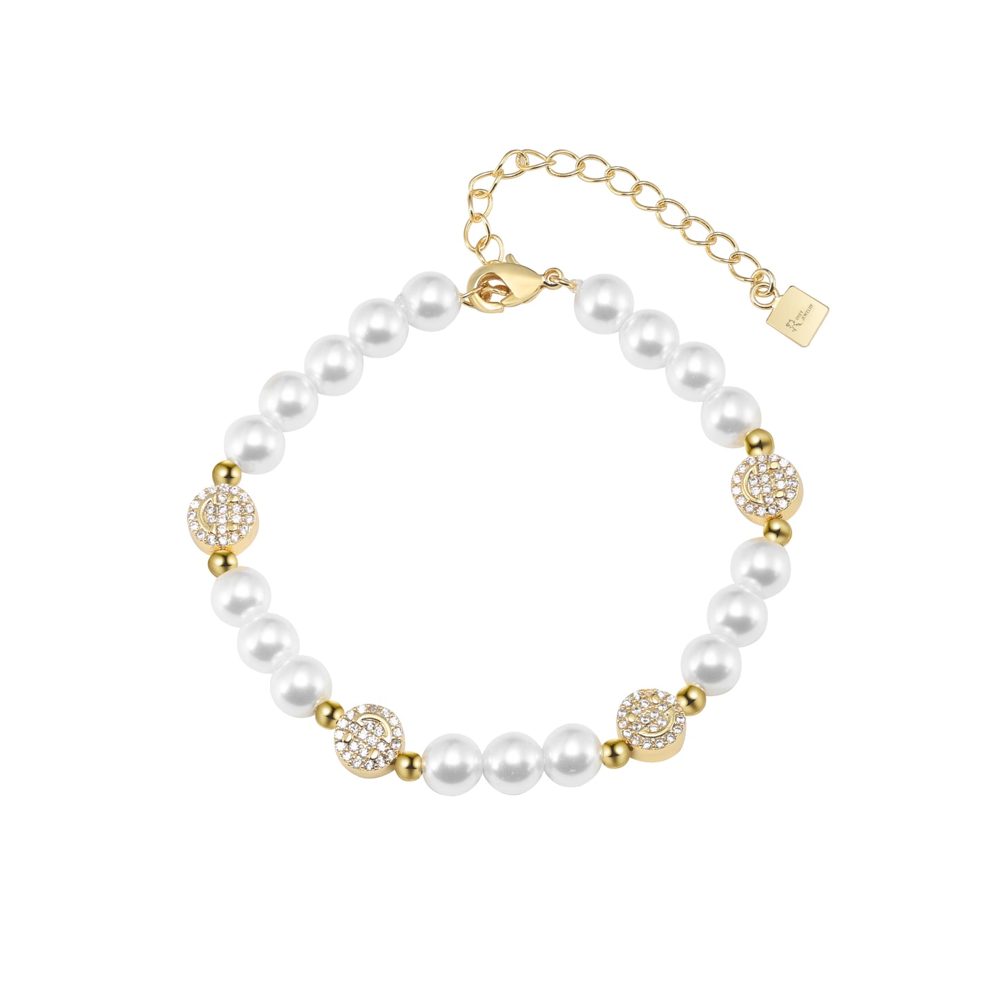 Smiley Luxe Pearl Bracelet