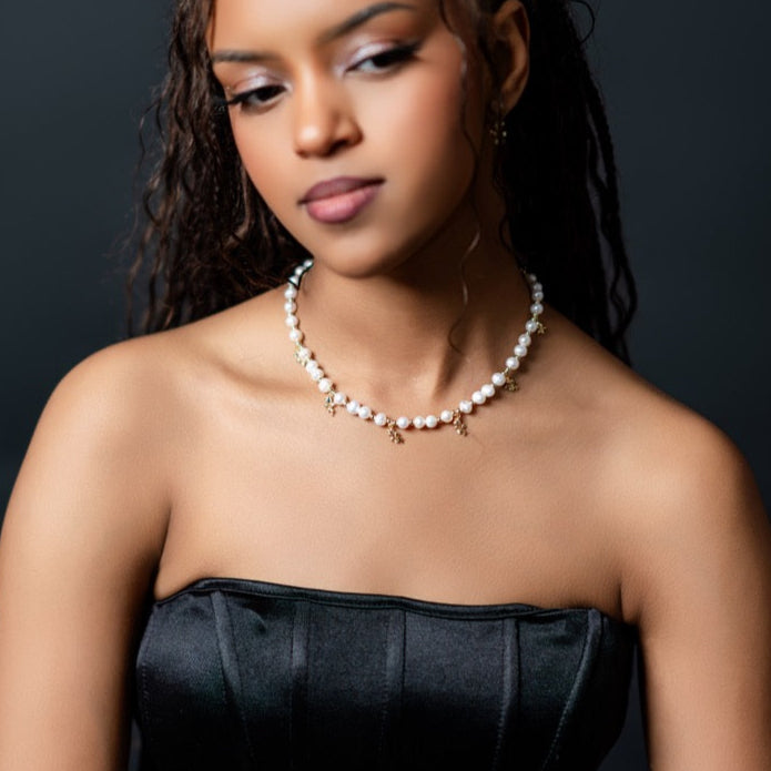Celestial Garden Pearl Necklace