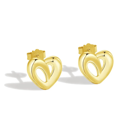 Simple Heart Shaped Earrings