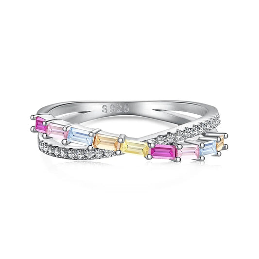 Colorful Crossing Ring