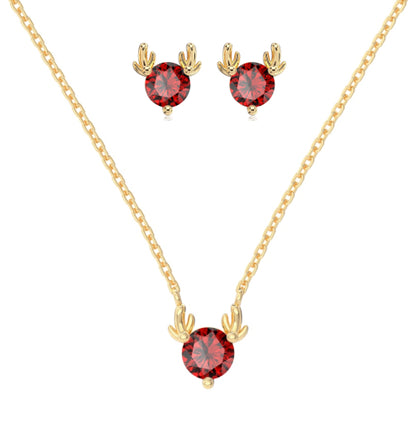 Red Reindeer Set