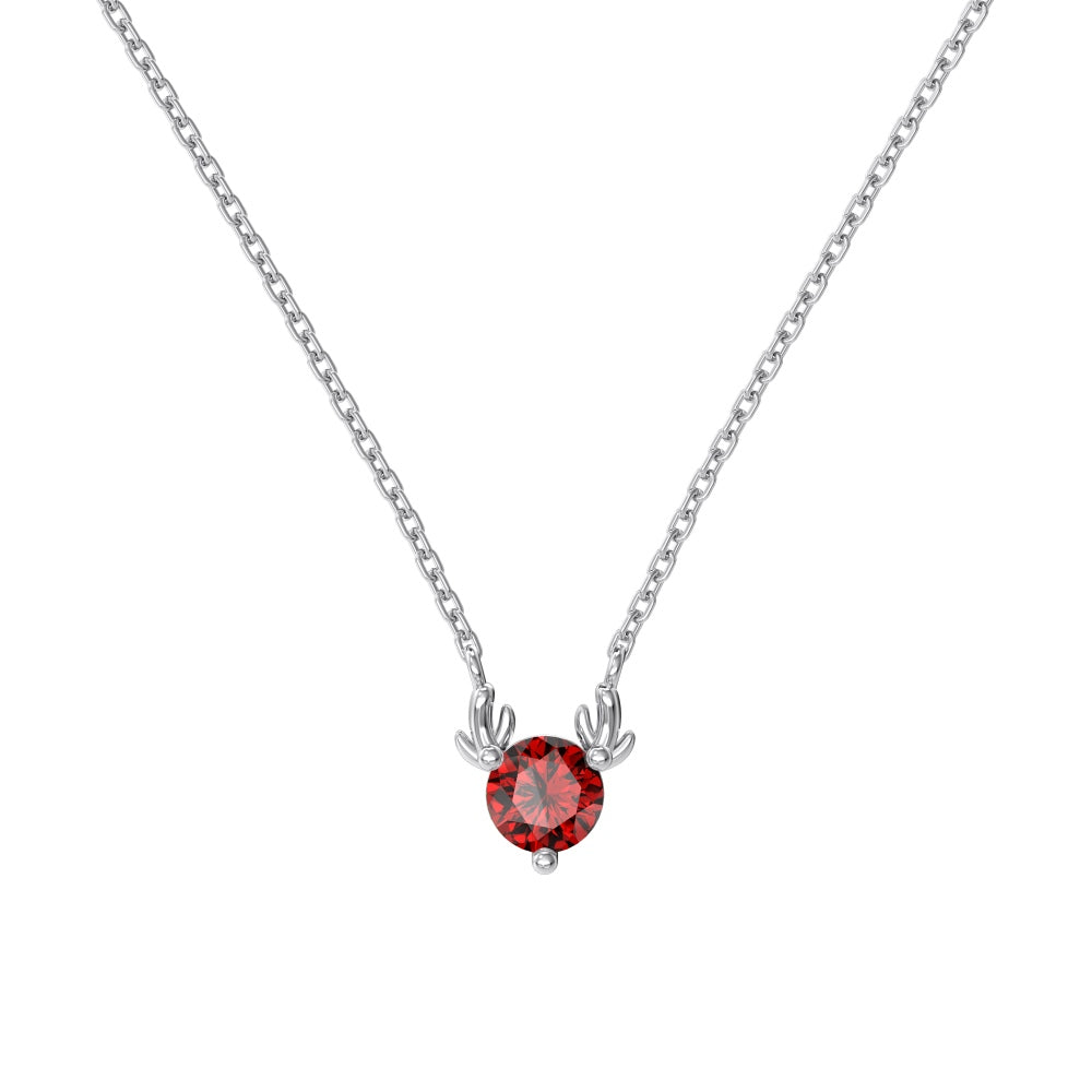 Red Reindeer Necklace