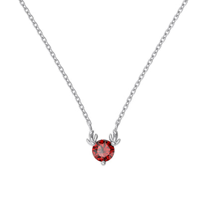 Red Reindeer Necklace