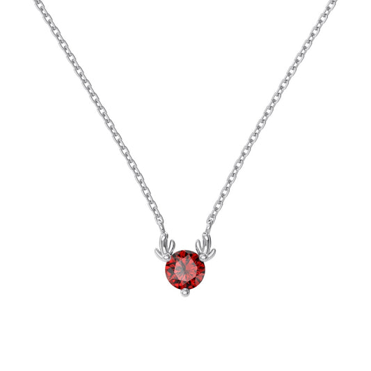 Red Reindeer Necklace