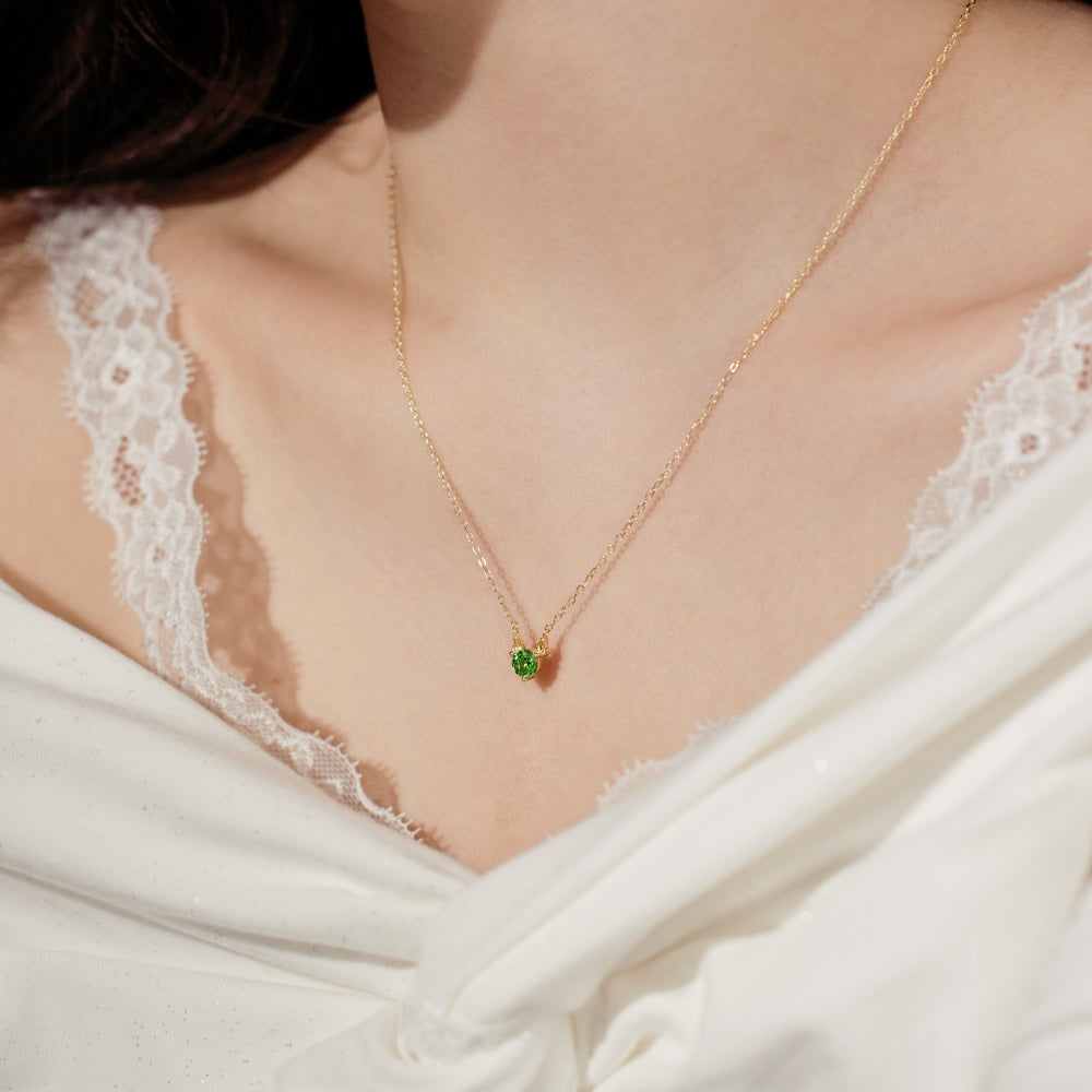 Green Reindeer Necklace